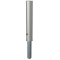 Stainless steel post |  154 mm | removable, with triangular locking mechanismacc. with DIN 3223, self-engaging lockwith hot-dip galvanized ground socket part-no. 470.10 | height above ground approx. 900 mm